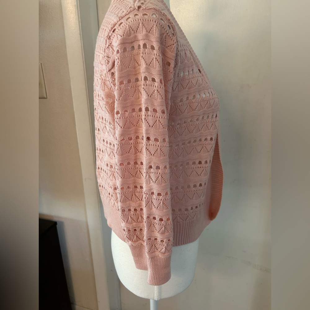 Open-Front Knit Sweater - Picture 8 of 8